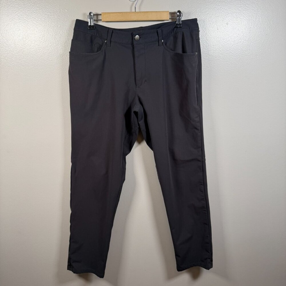 Lululemon ABC Classic Pant Size 34x31 Warpstreme Gray Work Golf Travel Office